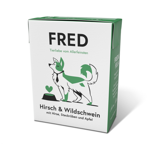 FRED Hirsch & Wildschwein (10x390g)