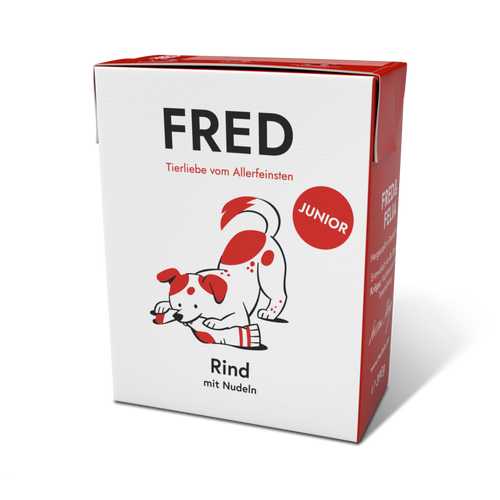 FRED JUNIOR Rind mit Nudeln (10x390g)