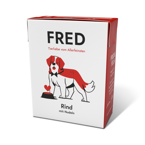 FRED Rind mit Nudeln (10x390g)